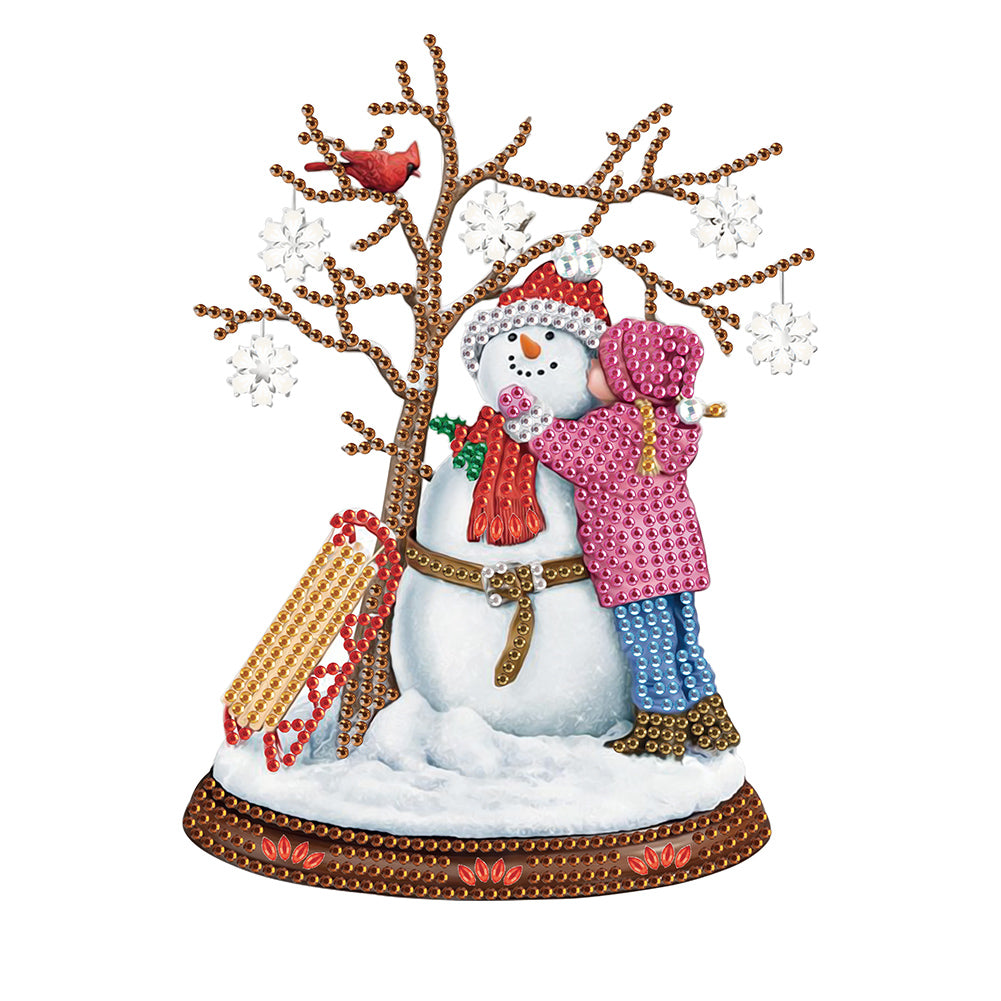 Christmas Snowman - Special Shaped Drill Diamond Painting 30*30CM