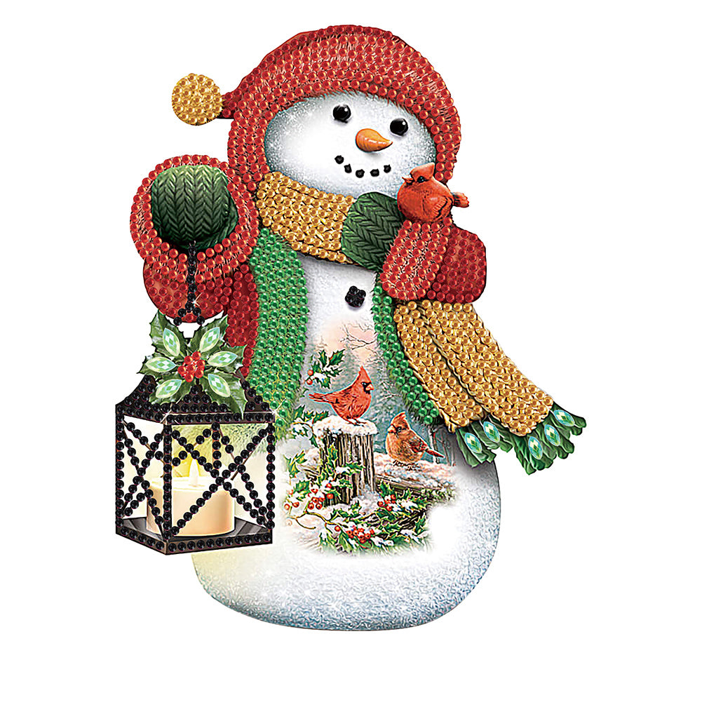 Christmas Snowman - Special Shaped Drill Diamond Painting 30*30CM