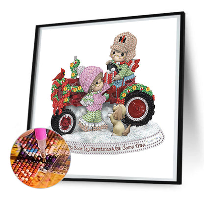 Precious Moments Doll - Special Shaped Drill Diamond Painting 30*30CM