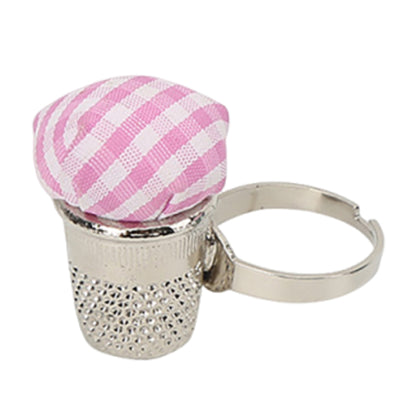 Adjustable Wearable Needle Pincushions for Needlework DIY Craft 3.3x3cm (Silver)