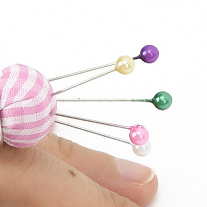 Adjustable Wearable Needle Pincushions for Needlework 3.3x3cm (Dazzling Colour)