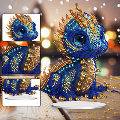 Acrylic Dragon Diamonds Painting Desktop Decoration for Office Desktop Decor(#1)