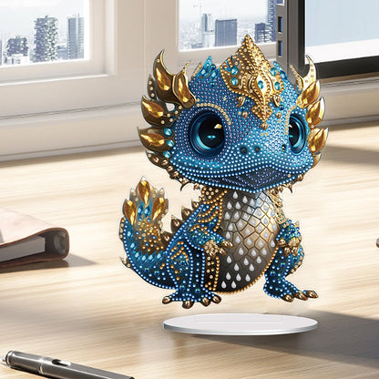 Acrylic Dragon Diamonds Painting Desktop Decoration for Office Desktop Decor(#4)