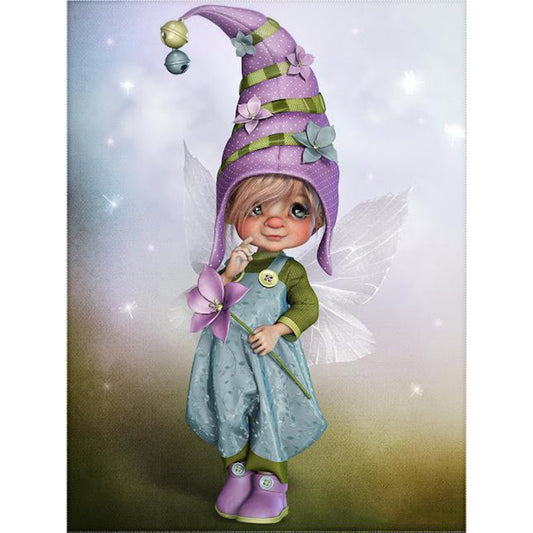 Elf Doll - Full Round Drill Diamond Painting 30*40CM