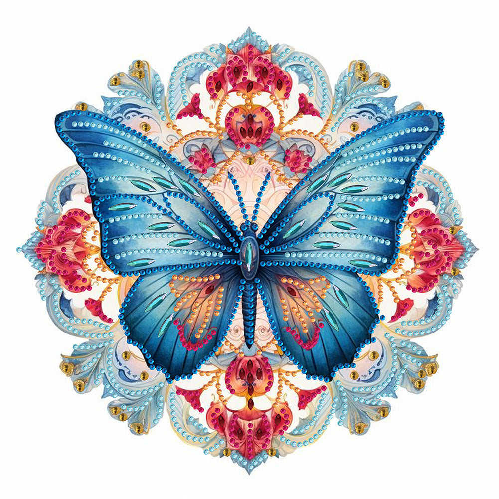 Butterfly Art - Special Shaped Drill Diamond Painting 30*30CM