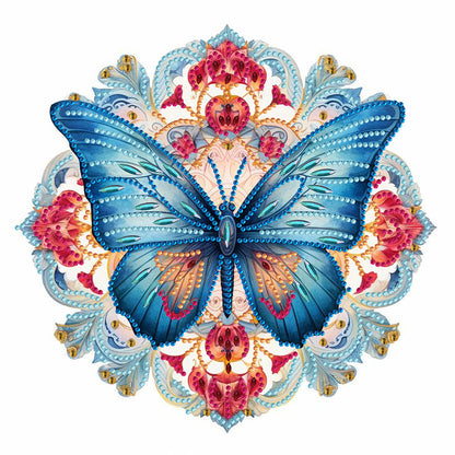 Butterfly Art - Special Shaped Drill Diamond Painting 30*30CM