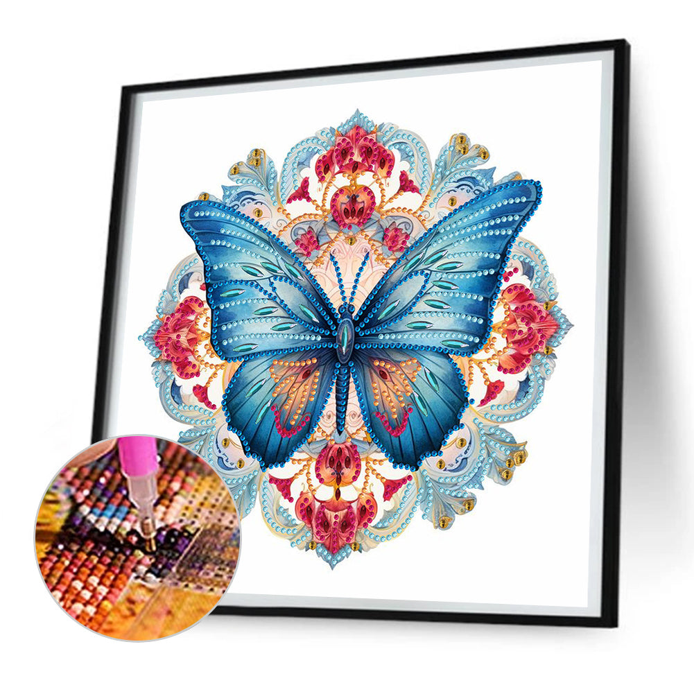 Butterfly Art - Special Shaped Drill Diamond Painting 30*30CM