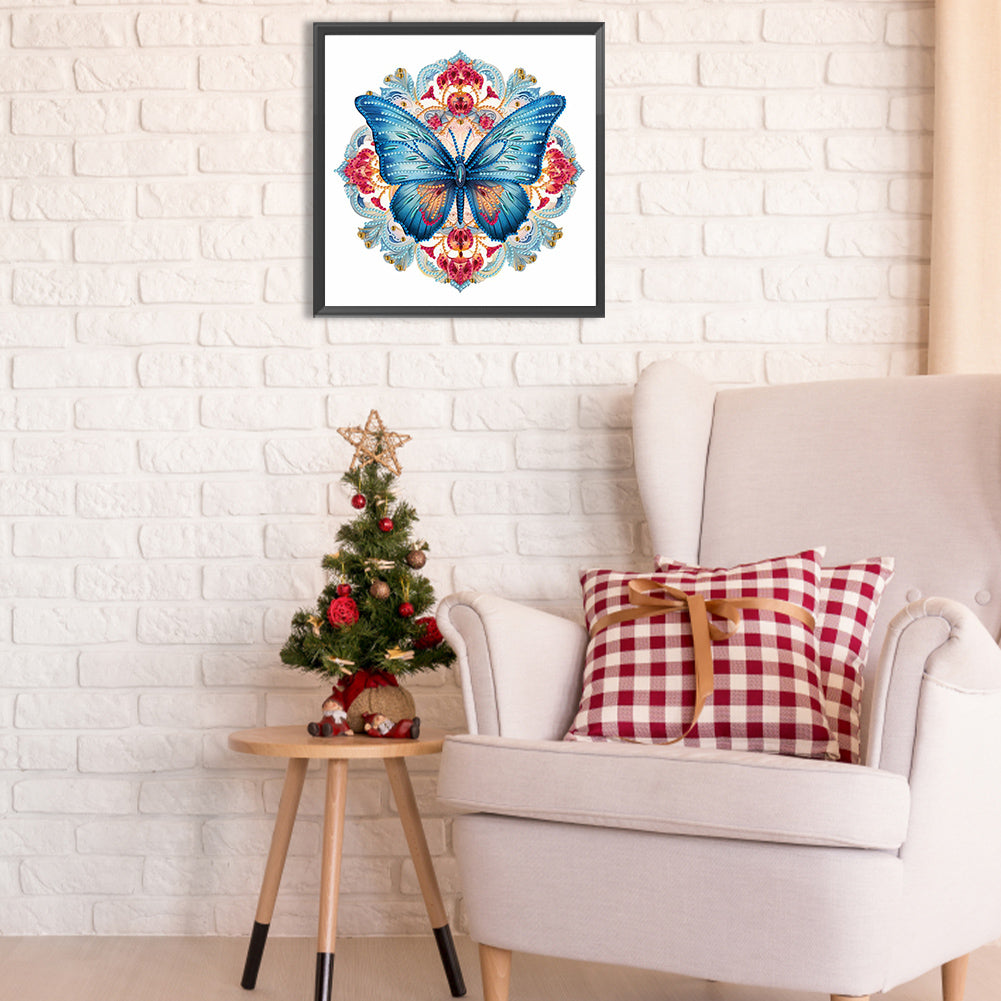 Butterfly Art - Special Shaped Drill Diamond Painting 30*30CM