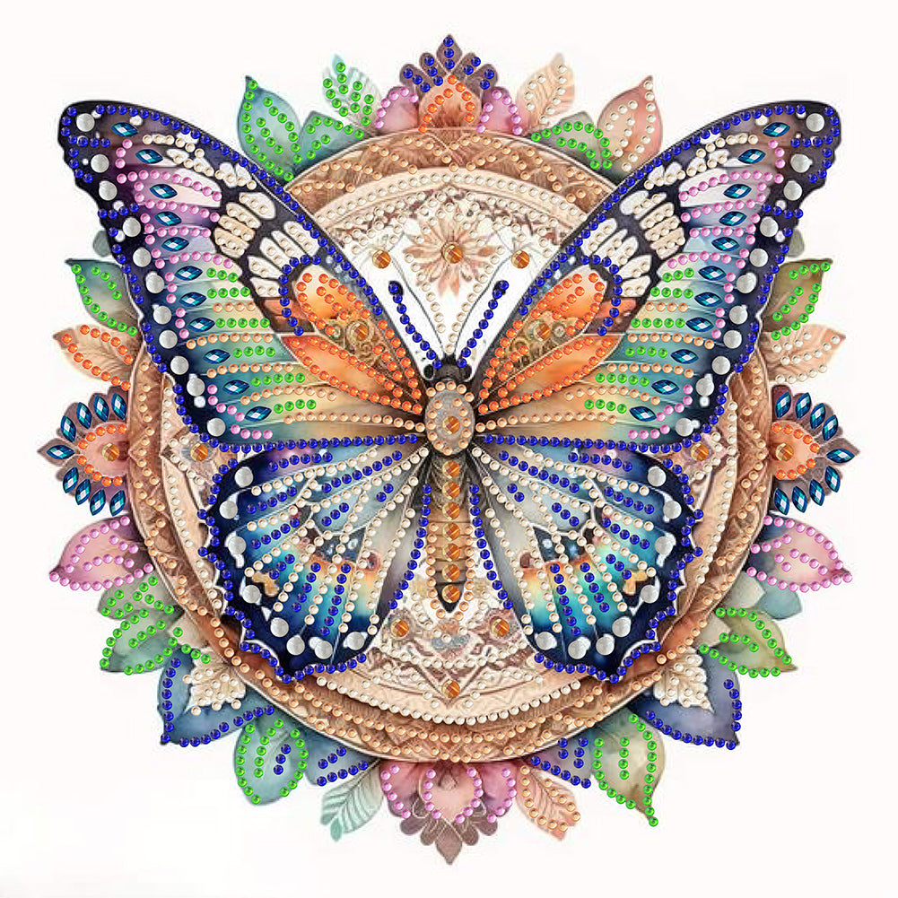 Butterfly Art - Special Shaped Drill Diamond Painting 30*30CM