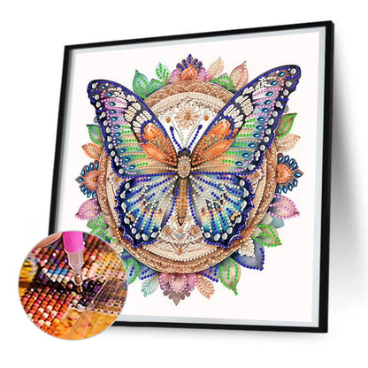 Butterfly Art - Special Shaped Drill Diamond Painting 30*30CM