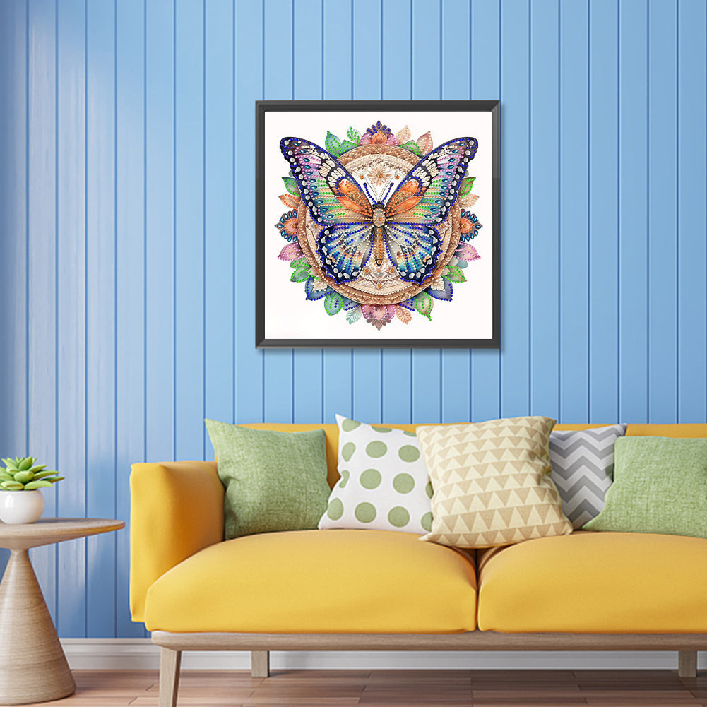 Butterfly Art - Special Shaped Drill Diamond Painting 30*30CM