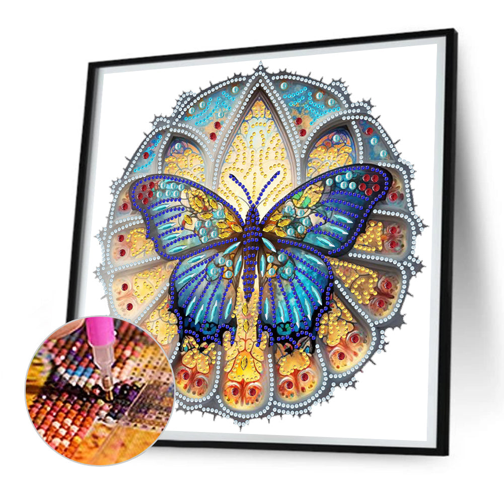 Butterfly Art - Special Shaped Drill Diamond Painting 30*30CM