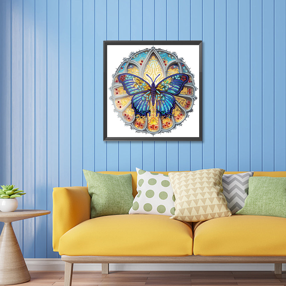 Butterfly Art - Special Shaped Drill Diamond Painting 30*30CM