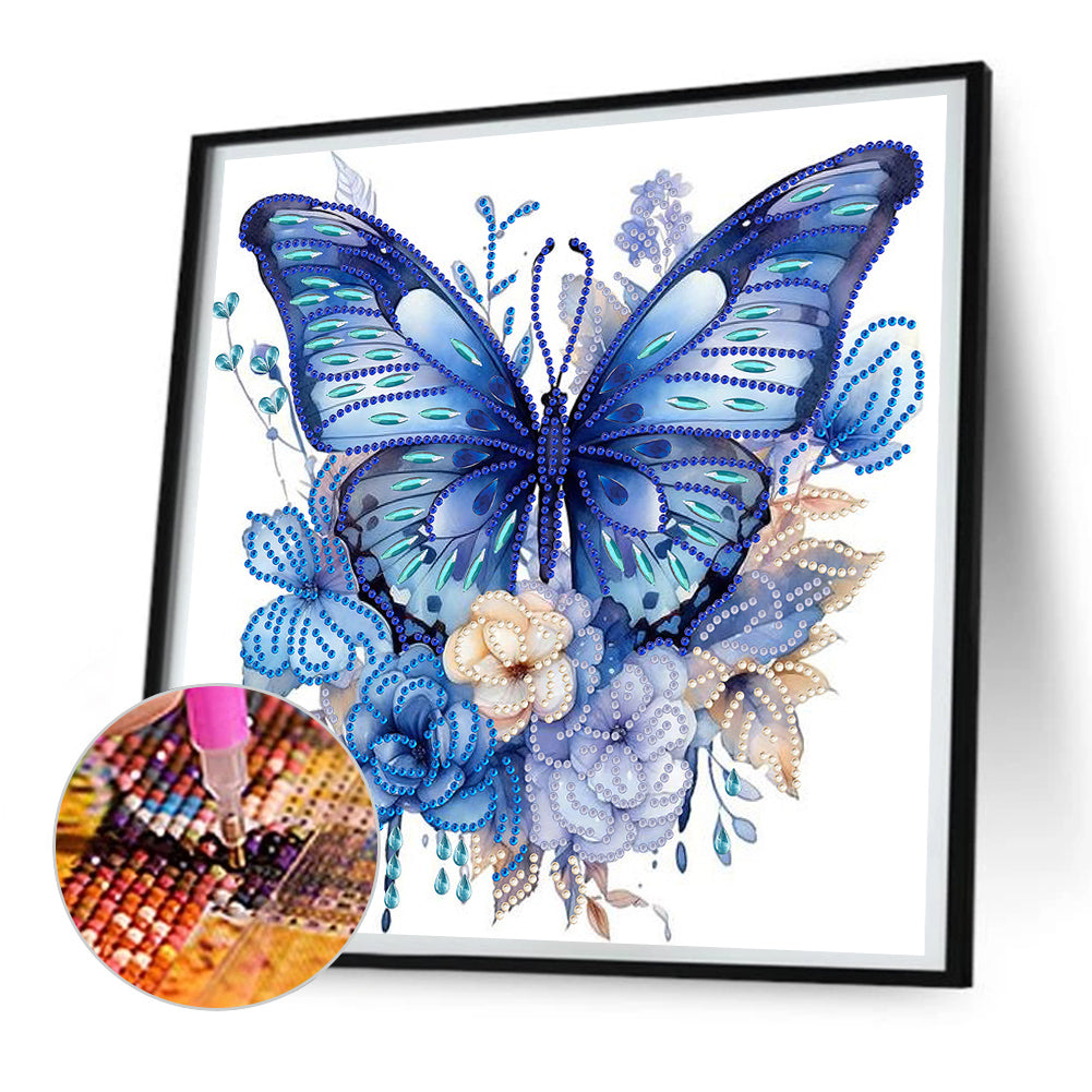 Butterfly Art - Special Shaped Drill Diamond Painting 30*30CM