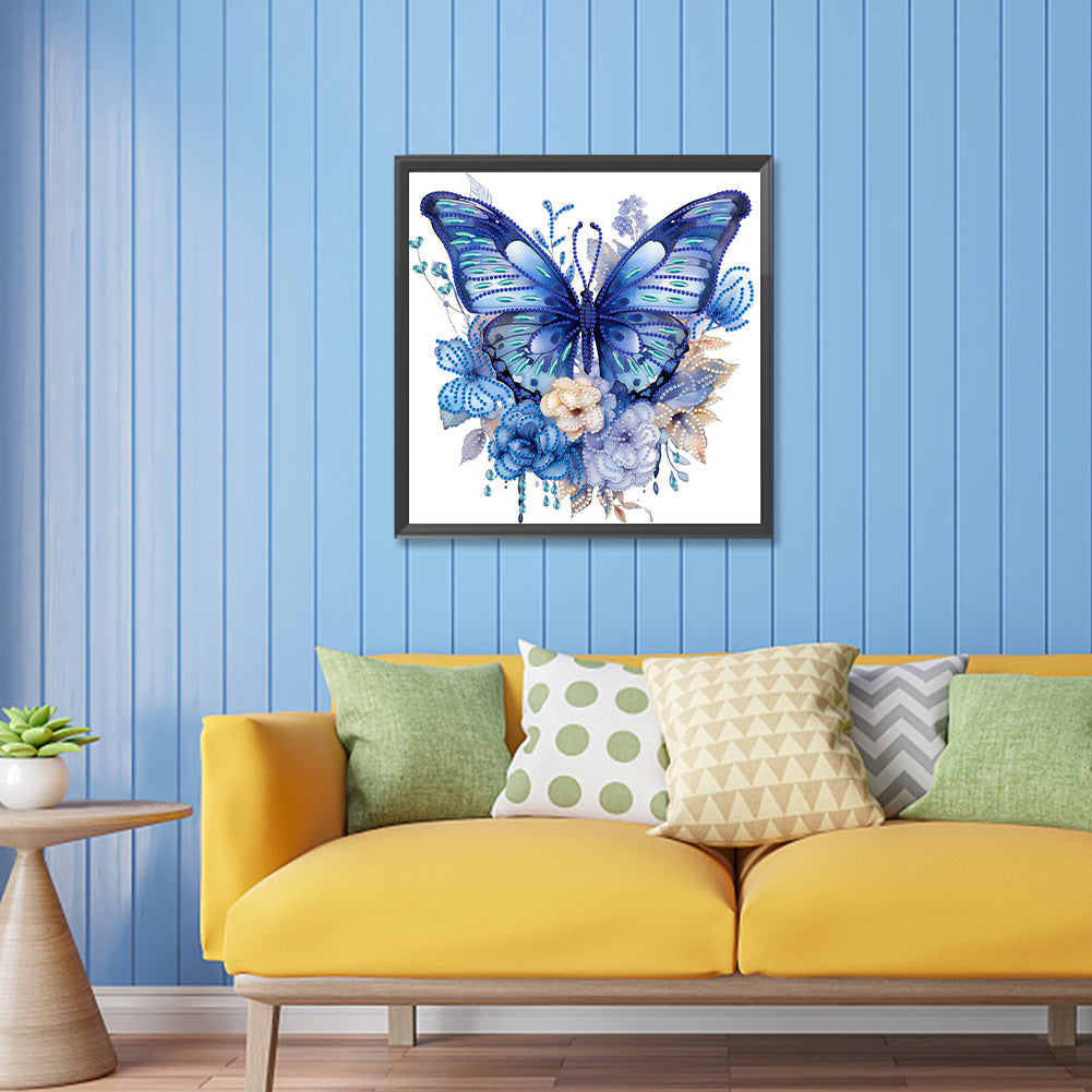 Butterfly Art - Special Shaped Drill Diamond Painting 30*30CM