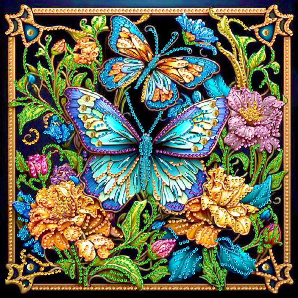 Butterfly Crafts - Special Shaped Drill Diamond Painting 30*30CM