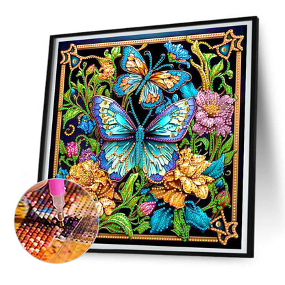 Butterfly Crafts - Special Shaped Drill Diamond Painting 30*30CM