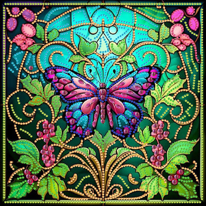 Butterfly Crafts - Special Shaped Drill Diamond Painting 30*30CM