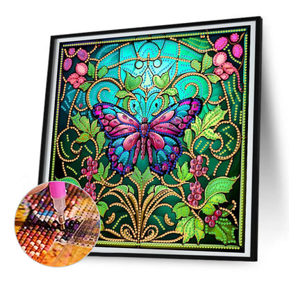 Butterfly Crafts - Special Shaped Drill Diamond Painting 30*30CM