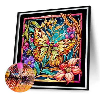 Butterfly Crafts - Special Shaped Drill Diamond Painting 30*30CM