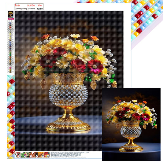 Bouquet - Full Square Drill Diamond Painting 40*50CM