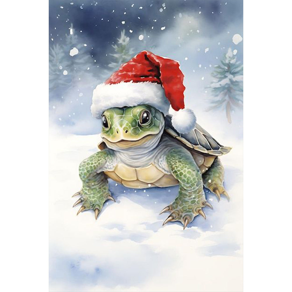 Christmas Turtle - Full Round Drill Diamond Painting 40*60CM