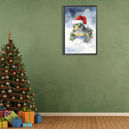 Christmas Turtle - Full Round Drill Diamond Painting 40*60CM