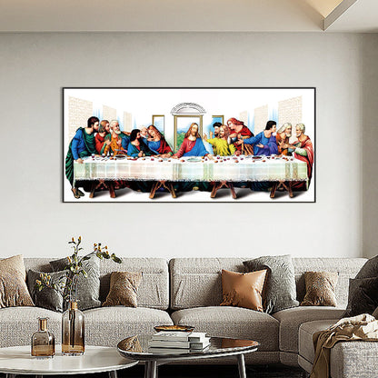 Religion-The Last Supper - Full Round Drill Diamond Painting 110*50CM