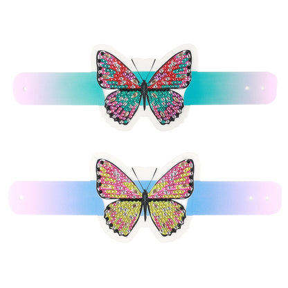 Butterfly Diamond Painting Wristbands Diamond Painting Bracelet for Kids (#1)