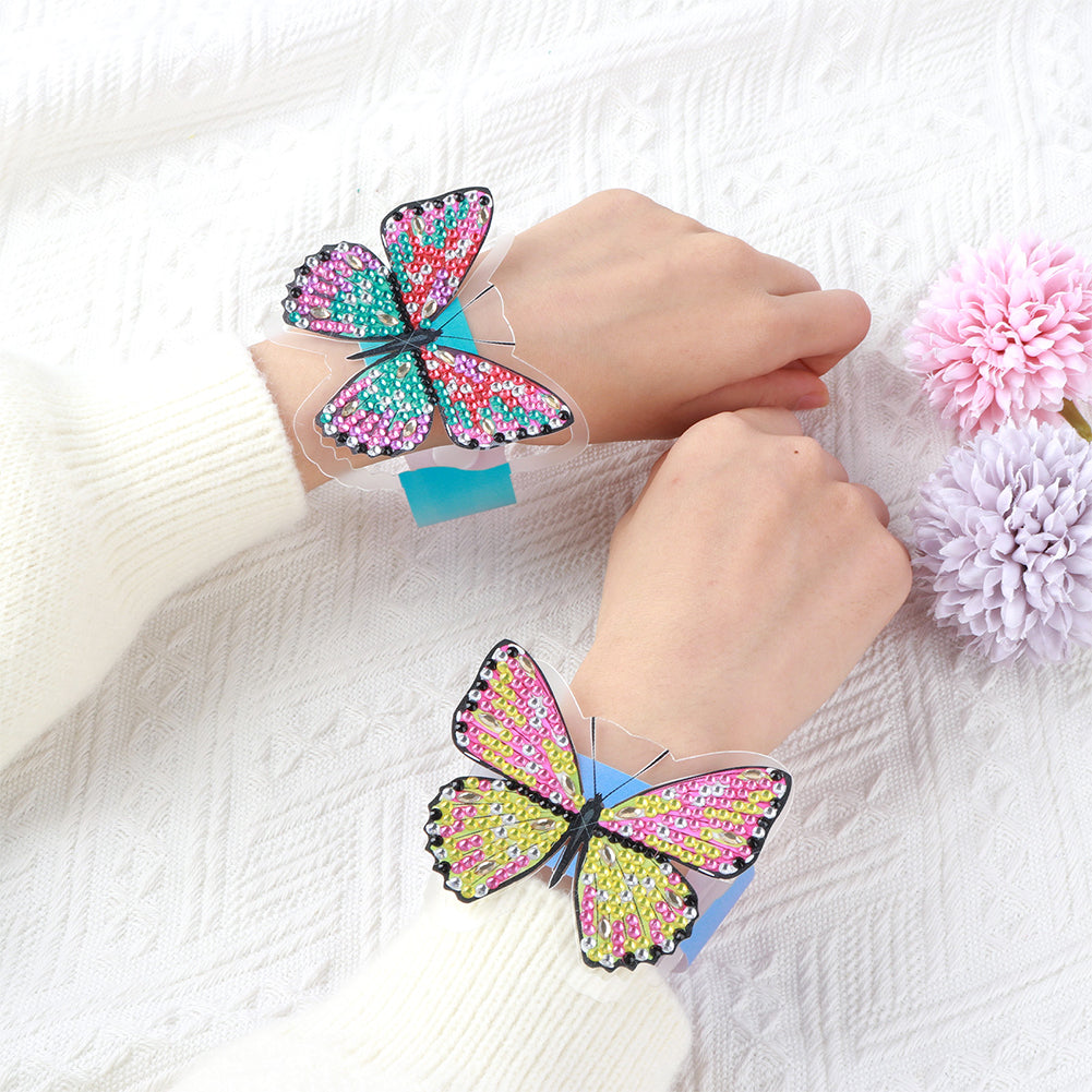 Butterfly Diamond Painting Wristbands Diamond Painting Bracelet for Kids (#1)