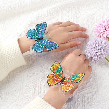 Butterfly Diamond Painting Wristbands Diamond Painting Bracelet for Kids (#2)