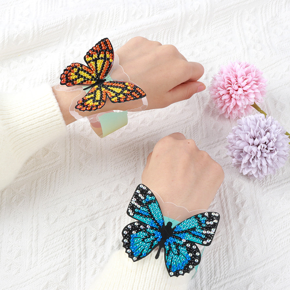 Butterfly Diamond Painting Wristbands Diamond Painting Bracelet for Kids (#3)