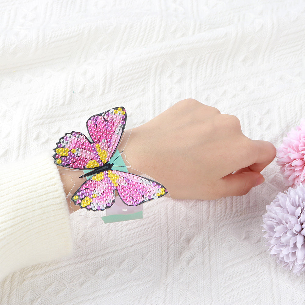 Butterfly Diamond Painting Wristbands Diamond Painting Bracelet for Kids (#4)