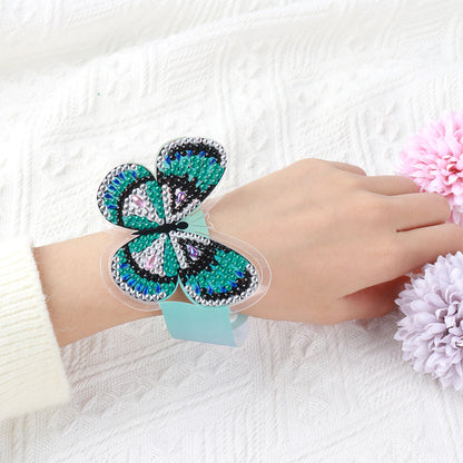 Butterfly Diamond Painting Wristbands Diamond Painting Bracelet for Kids (#5)