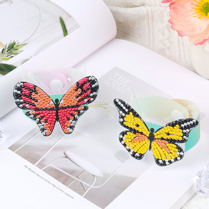 Butterfly Diamond Painting Wristbands Diamond Painting Bracelet for Kids (#6)