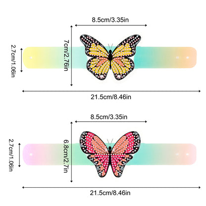 Butterfly Diamond Painting Wristbands Diamond Painting Bracelet for Kids (#6)