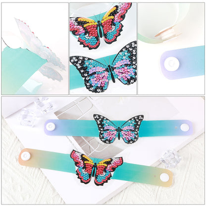 Butterfly Diamond Painting Wristbands Diamond Painting Bracelet for Kids (#7)