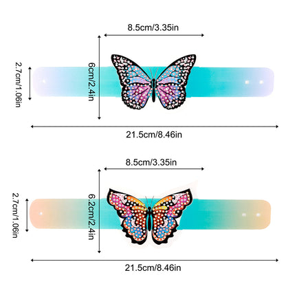 Butterfly Diamond Painting Wristbands Diamond Painting Bracelet for Kids (#7)