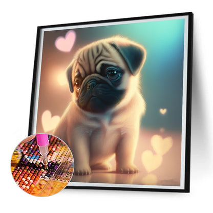 Yorkshire Terrier - Full Round Drill Diamond Painting 30*30CM
