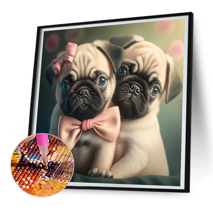 Yorkshire Terrier - Full Round Drill Diamond Painting 30*30CM