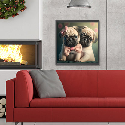 Yorkshire Terrier - Full Round Drill Diamond Painting 30*30CM