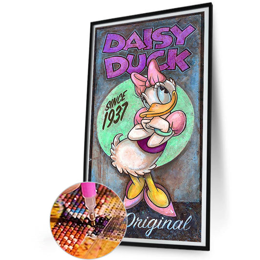 Daisy Duck - Full Round Drill Diamond Painting 30*55CM