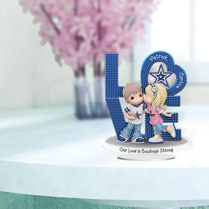 Warm Family Diamond Painting Desktop Ornaments Kit for Office Desktop Decor (#1)