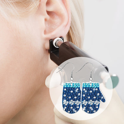 9PCS Penguin Dangle Drop Diamond Art Earring Kit for Women Girl Jewelry Crafting