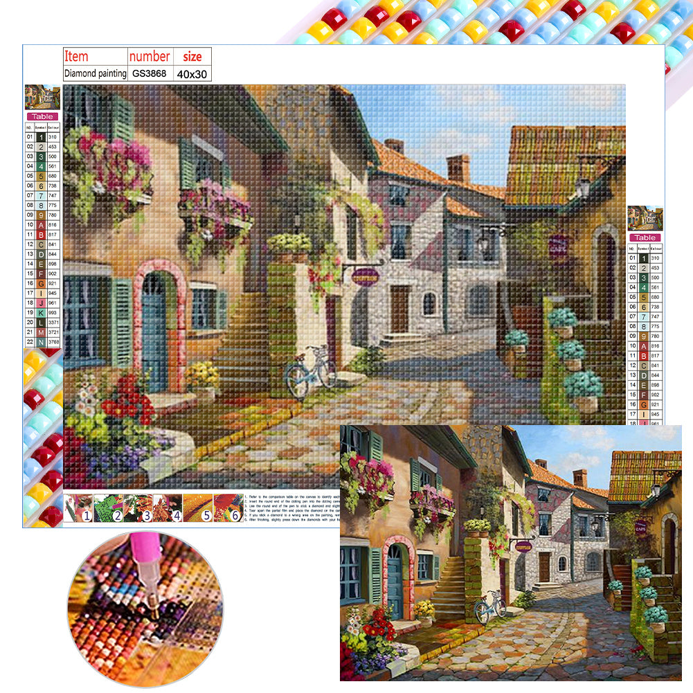 City Street - Full Square Drill Diamond Painting 40*30CM