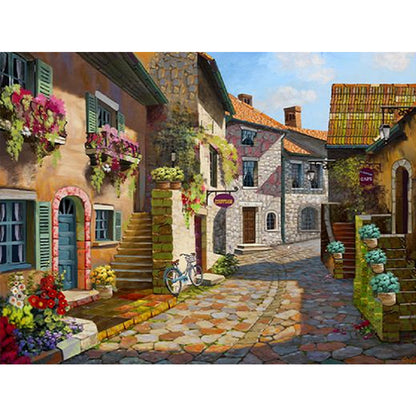 City Street - Full Square Drill Diamond Painting 40*30CM