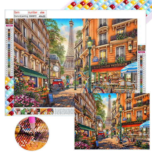 City Street - Full Square Drill Diamond Painting 40*30CM