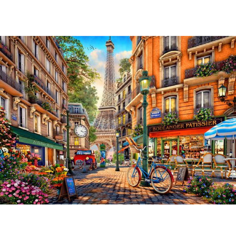 City Street - Full Square Drill Diamond Painting 40*30CM