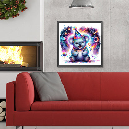 Shiny Animal Koala - Full Round Drill Diamond Painting 30*30CM