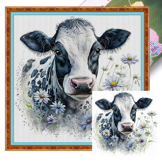 Daisy Wagyu - 11CT Stamped Cross Stitch 40*40CM